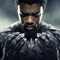 Poster du film Black Panther avec Chadwick Boseman (T'Challa)