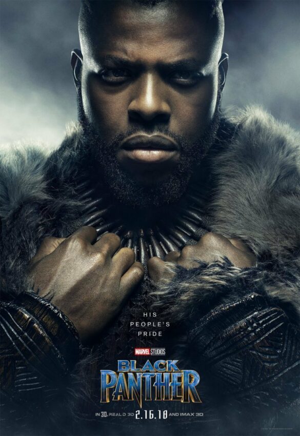 Poster du film Black Panther avec Winston Duke (M'Baku)