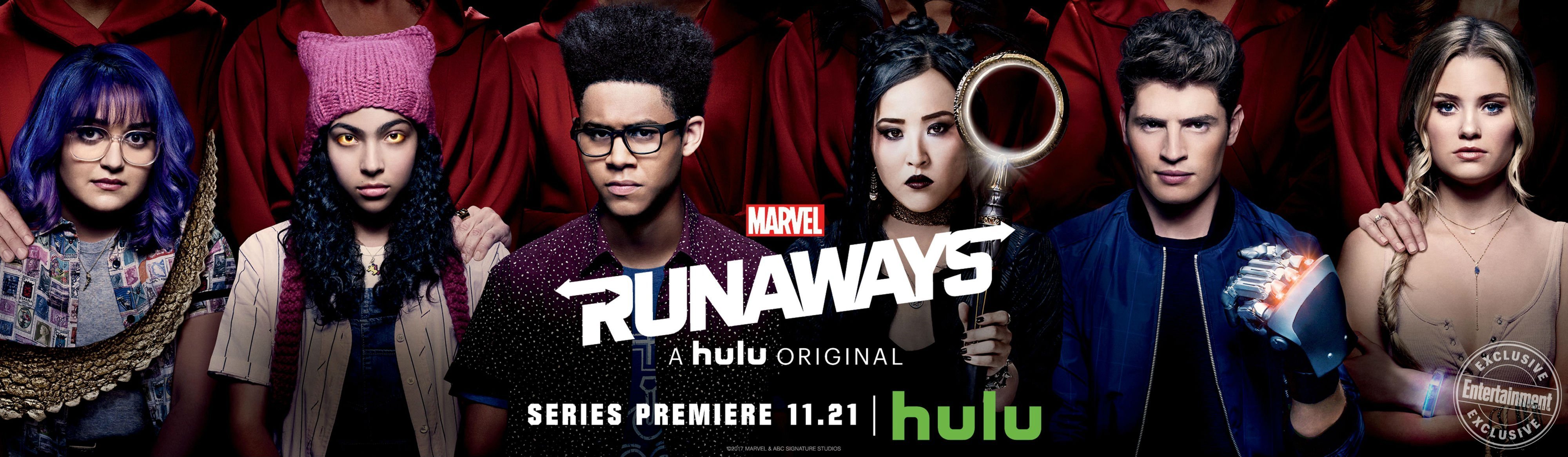 Bannière de la série Marvel Runaways pour Hulu