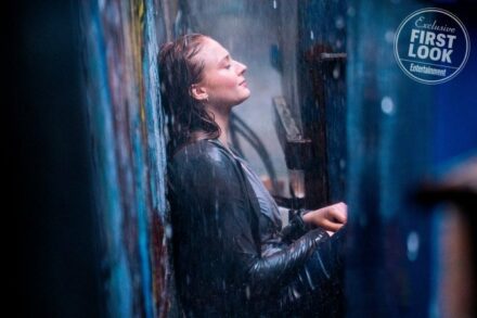 Photo du film X-Men: Dark Phoenix avec Sophie Turner sous la pluie
