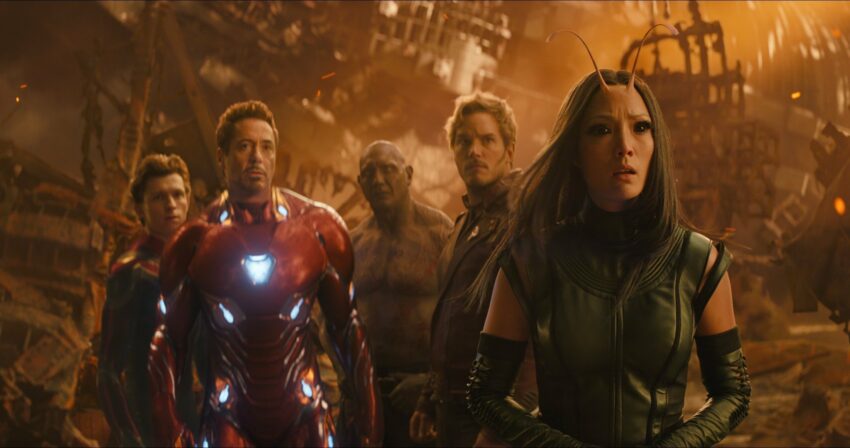 Photo du film Avengers: Infinity War avec les Avengers et les Gardiens de la Galaxie