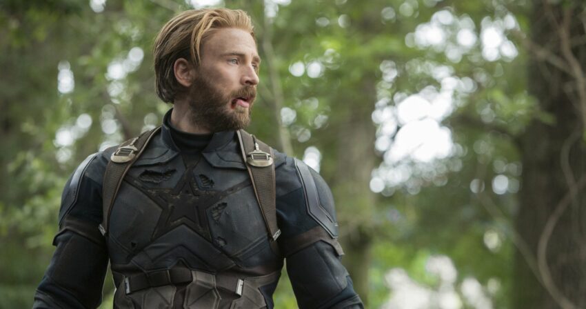 Photo du film Avengers: Infinity War avec Captain America (Chris Evans)