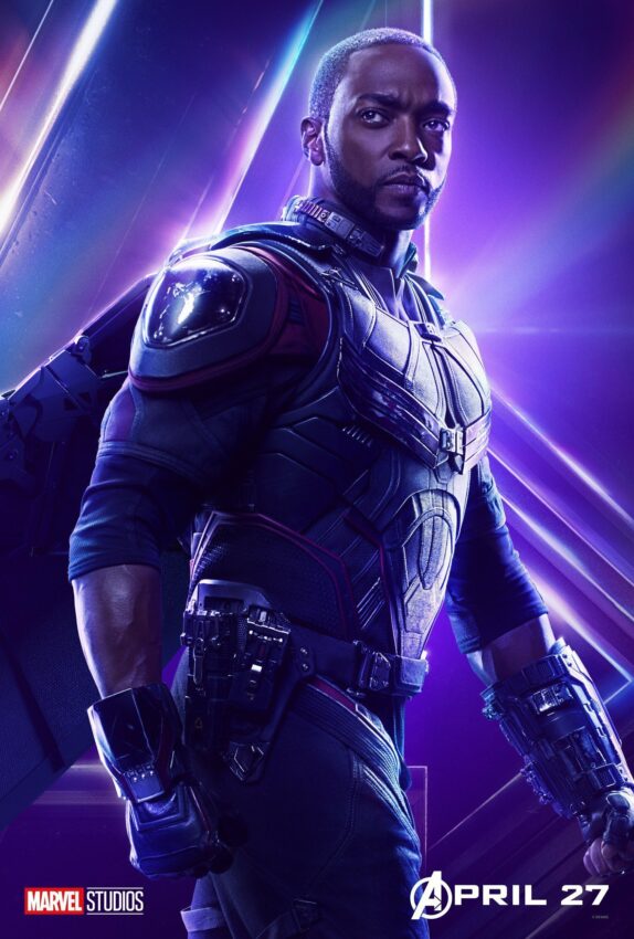 Poster du film Avengers: Infinity War avec Falcon (Anthony Mackie)
