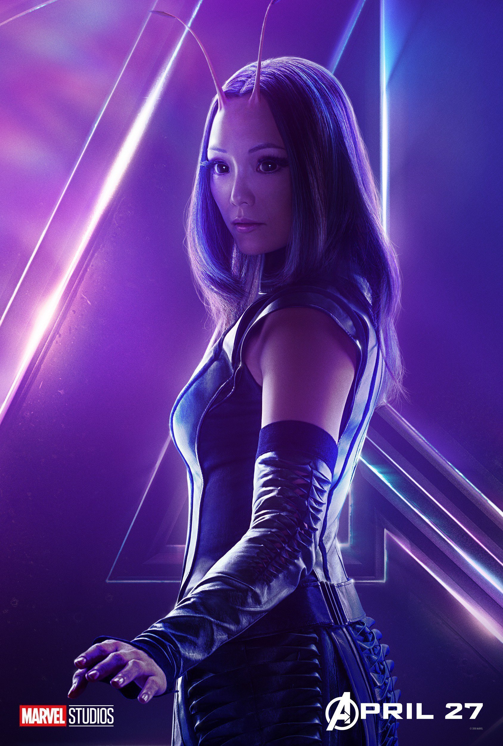 Poster du film Avengers: Infinity War avec Mantis (Pom Klementieff)