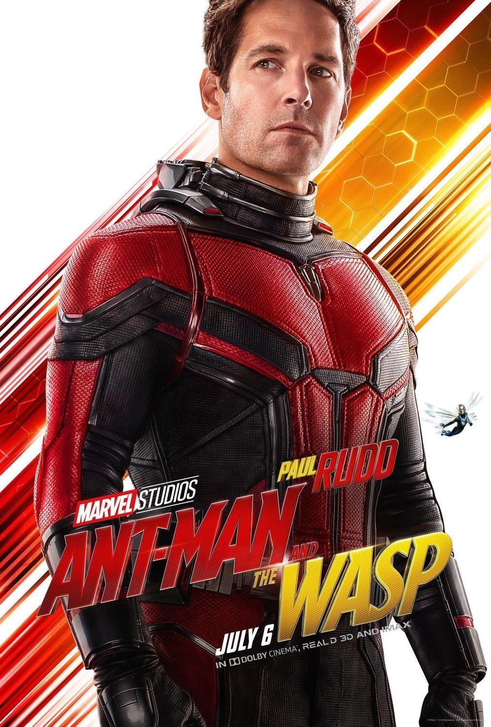 Poster du film Ant-Man et la Guêpe avec Scott Lang (Paul Rudd)