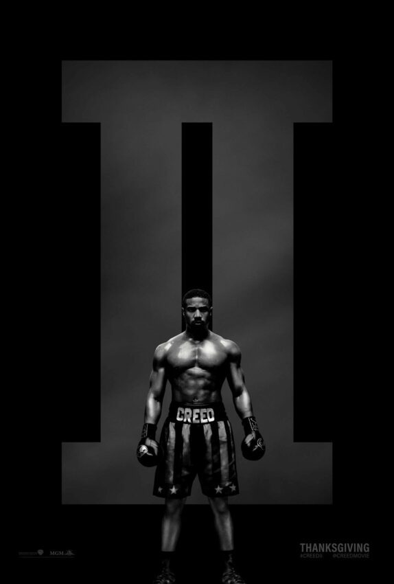 Poster teaser du film Creed II réalisé par Steven Caple Jr. avec Michael B. Jordan