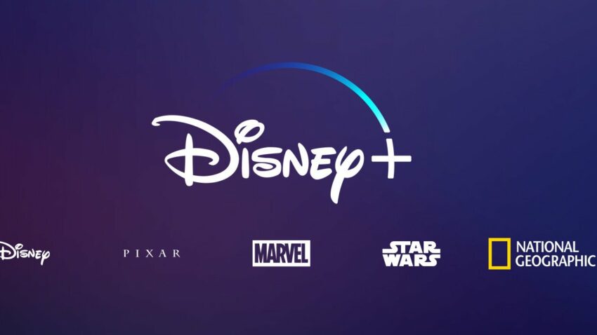 Logo du service de streaming, Disney + avec Pixar, Marvel et Star Wars