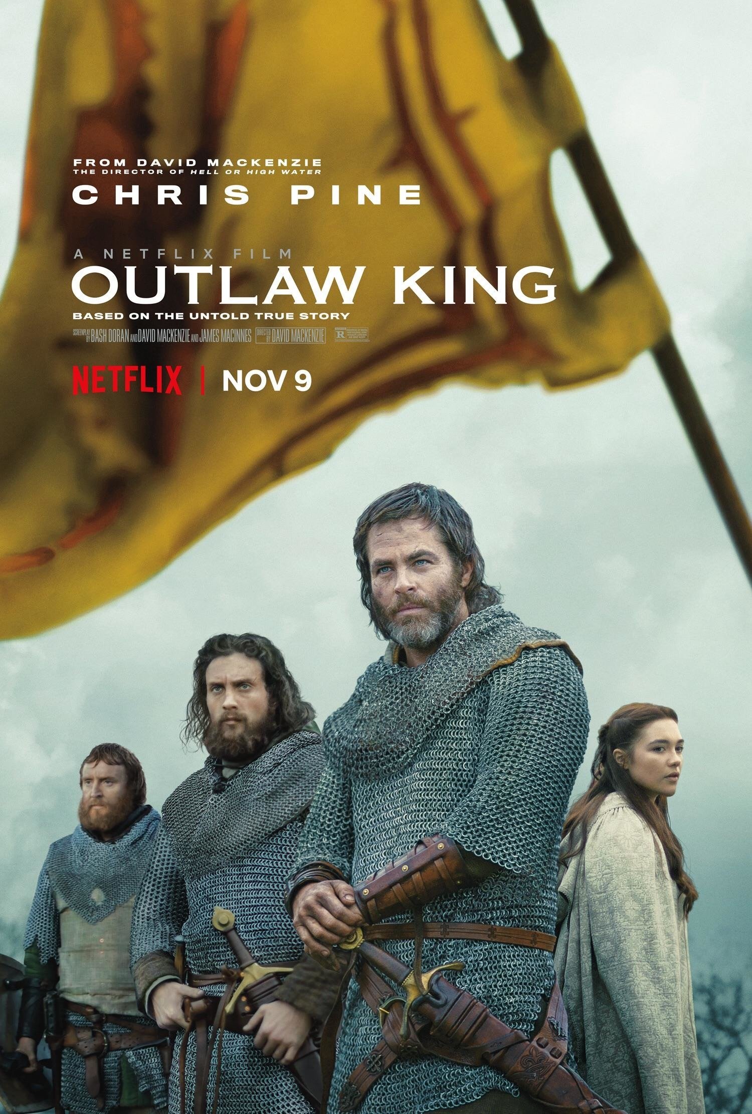 Poster du film Outlaw King: Le roi hors-la-loi réalisé par David Mackenzie