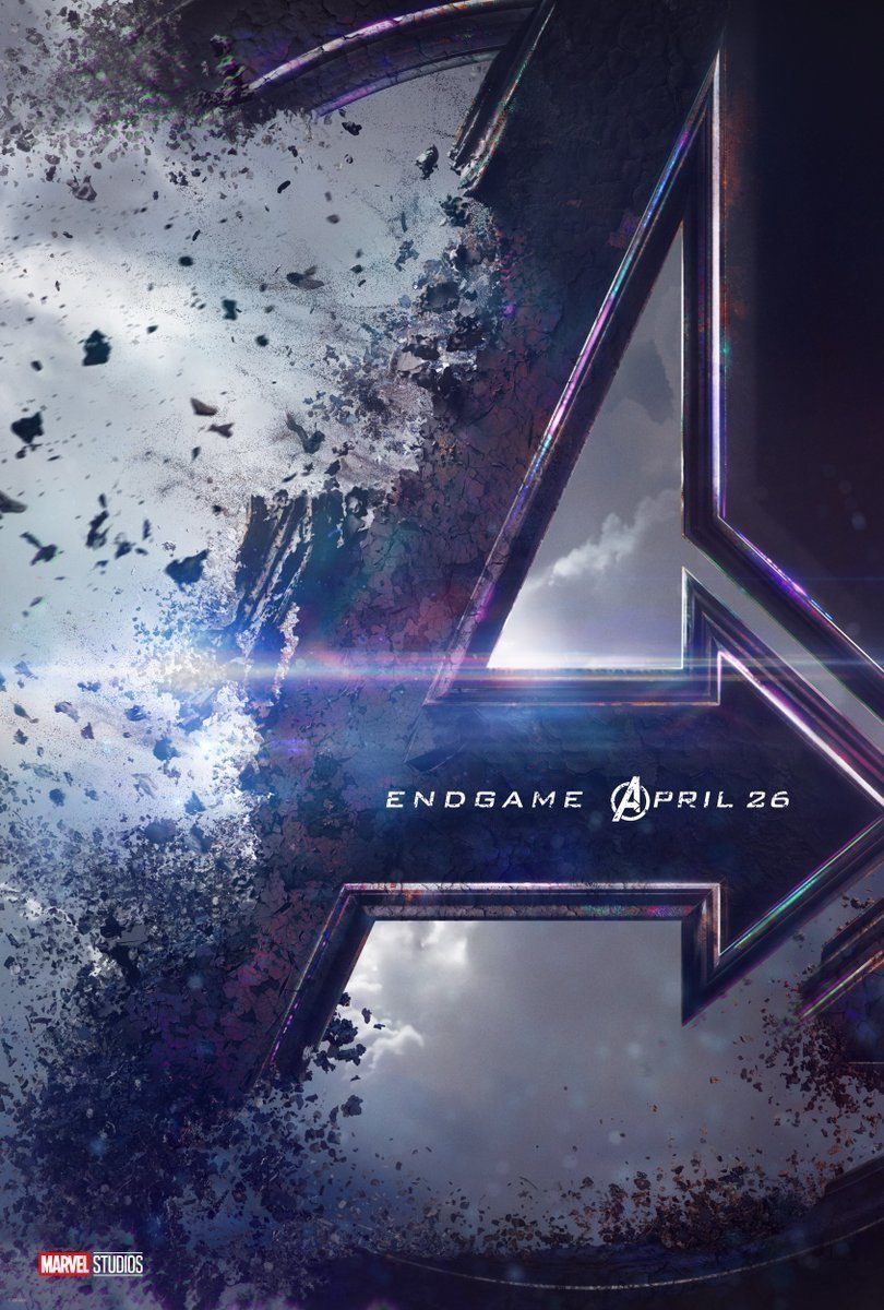 Poster teaser du film Avengers: Endgame réalisé par Anthony et Joe Russo