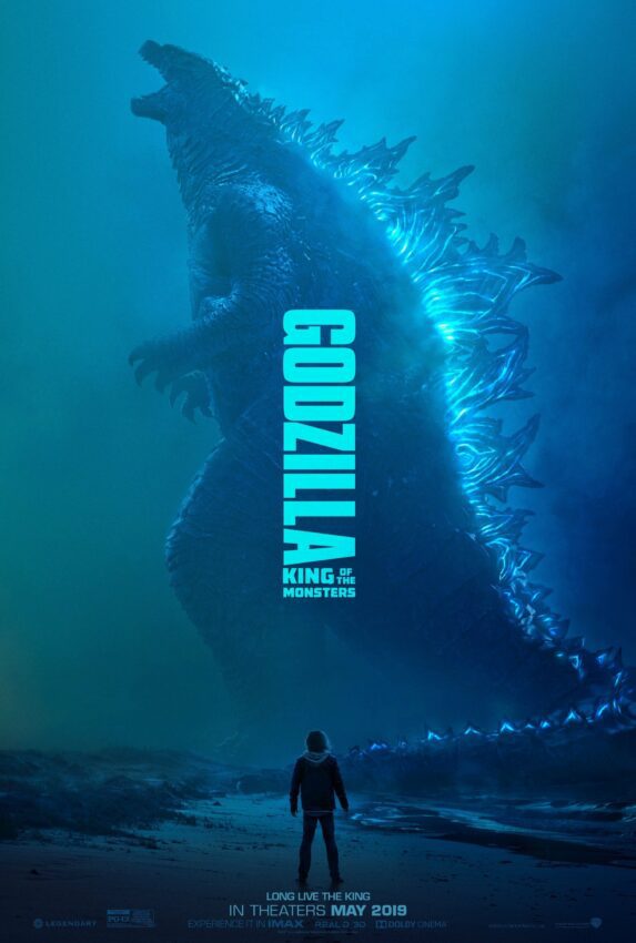 Poster du film Godzilla II – Roi des Monstres avec Millie Bobby Brown de dos