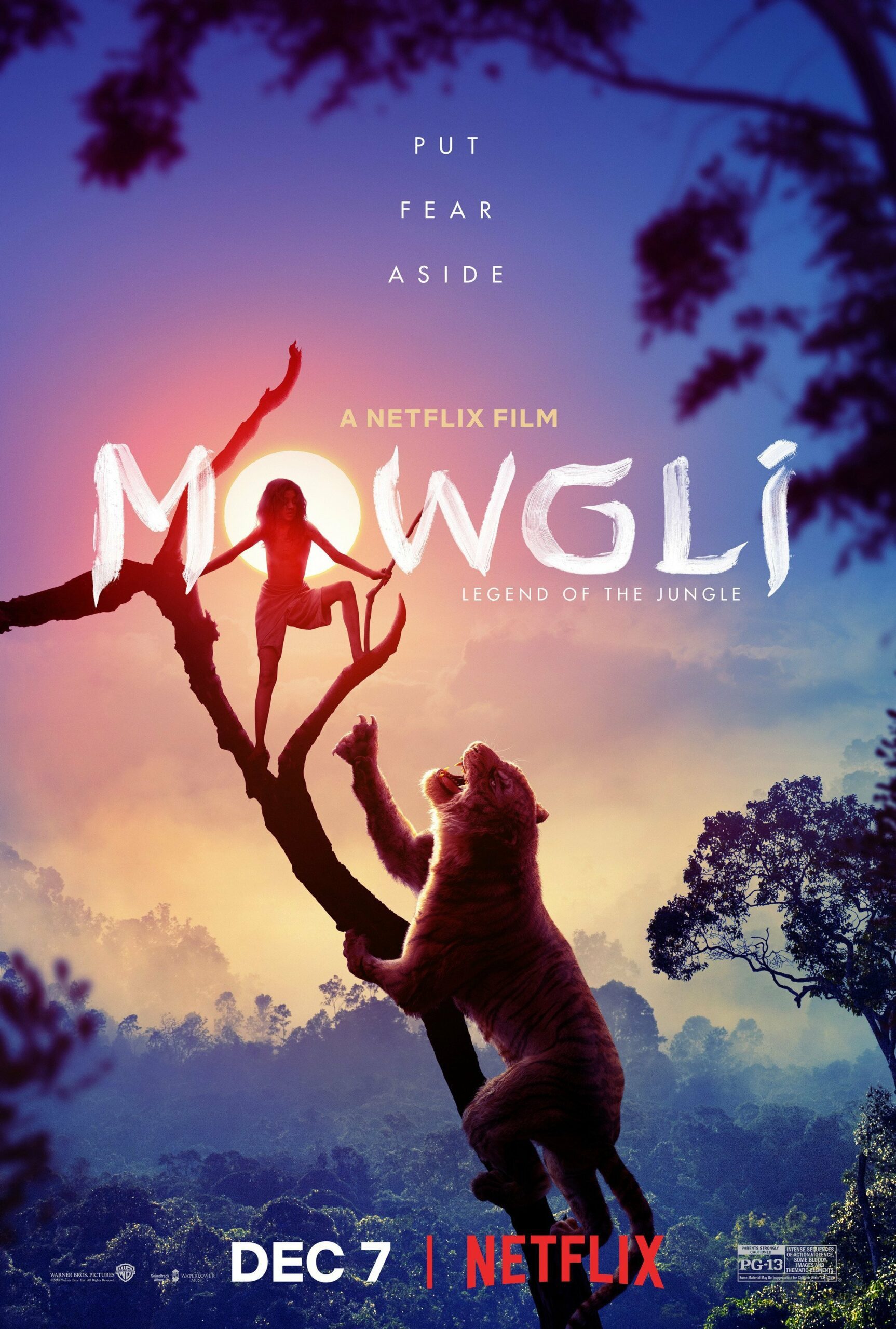 Poster du film Mowgli: la légende de la jungle avec Shere Khan