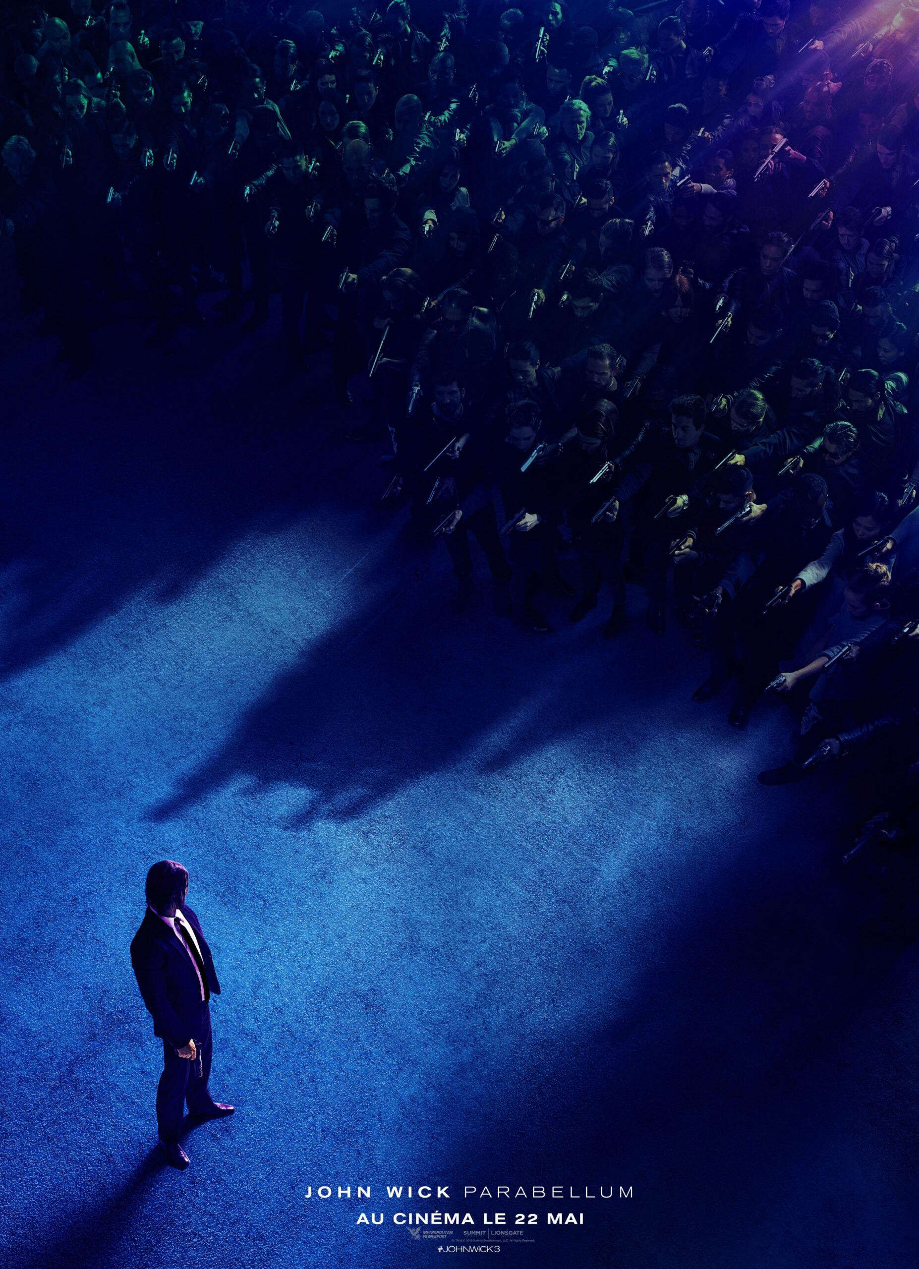 Affiche du film John Wick Parabellum avec Keanu Reeves, seul contre tous