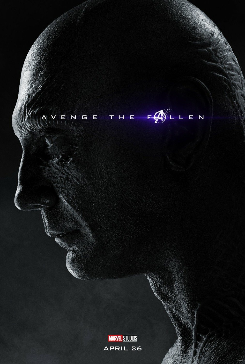 Poster du film Avengers: Endgame avec Drax (David Bautista)