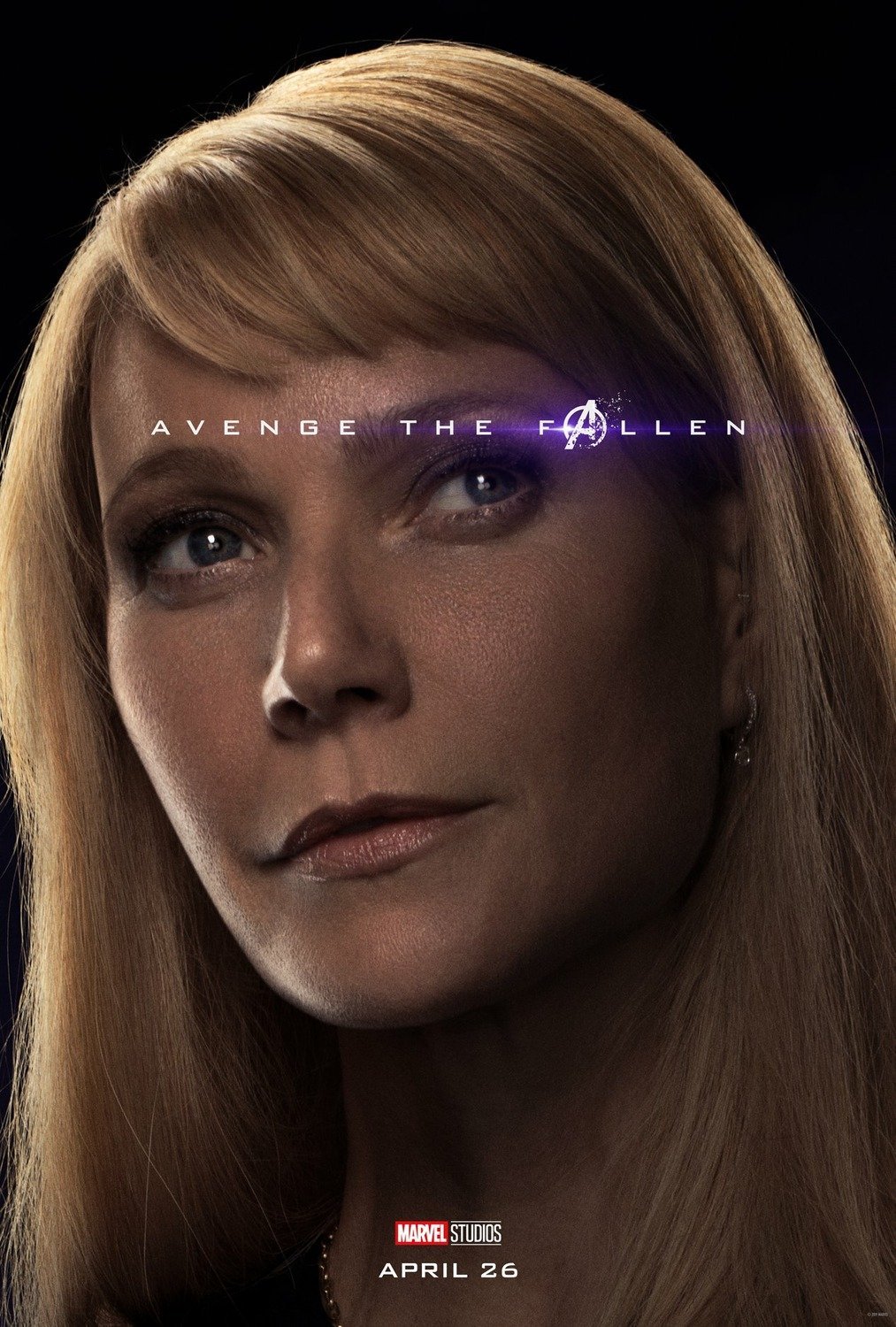 Poster du film Avengers: Endgame avec Pepper Potts (Gwyneth Paltrow)