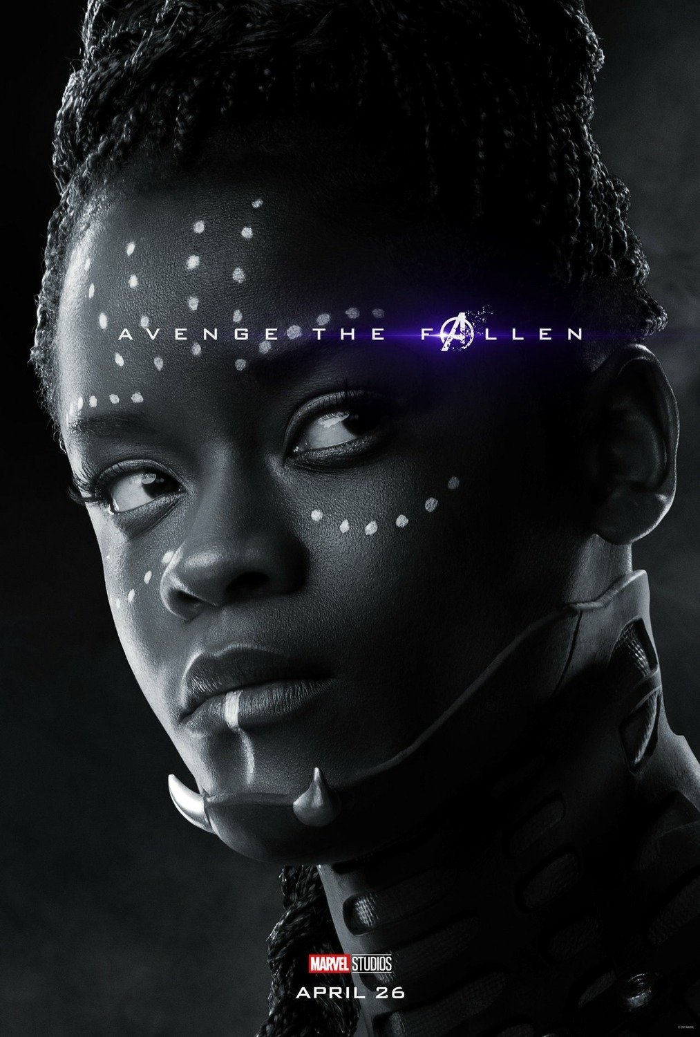 Poster du film Avengers: Endgame avec Shuri (Letitia Wright)