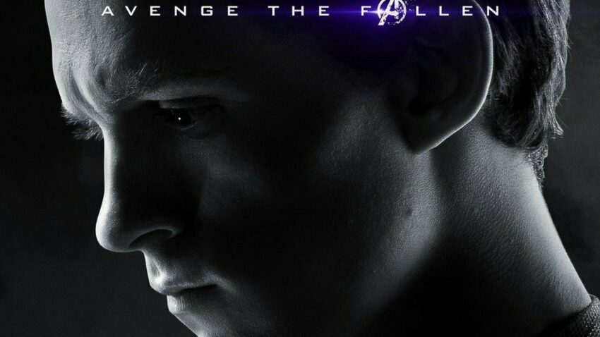 Poster du film Avengers: Endgame avec Spider-Man (Tom Holland)