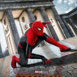 Poster pour le film Spider-Man: Far From Home à Berlin, en Allemagne