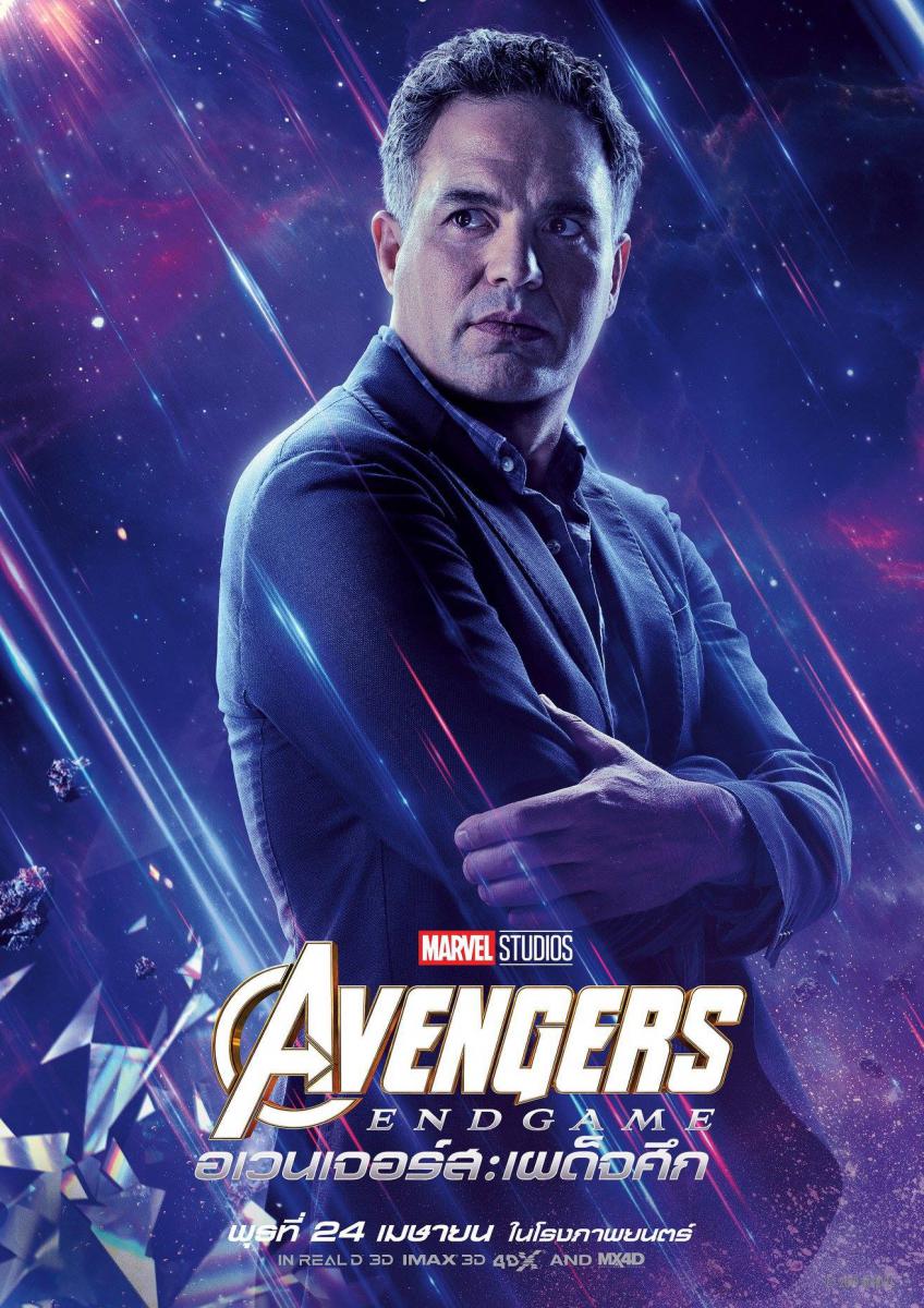 Poster du film Avengers: Endgame avec Bruce Banner