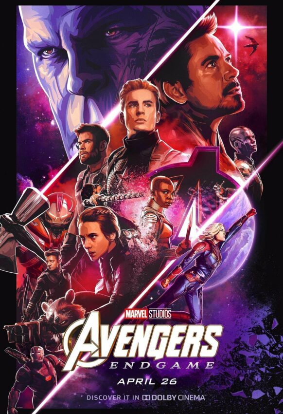 Poster Dolby du film Avengers: Endgame réalisé par Anthony et Joe Russo