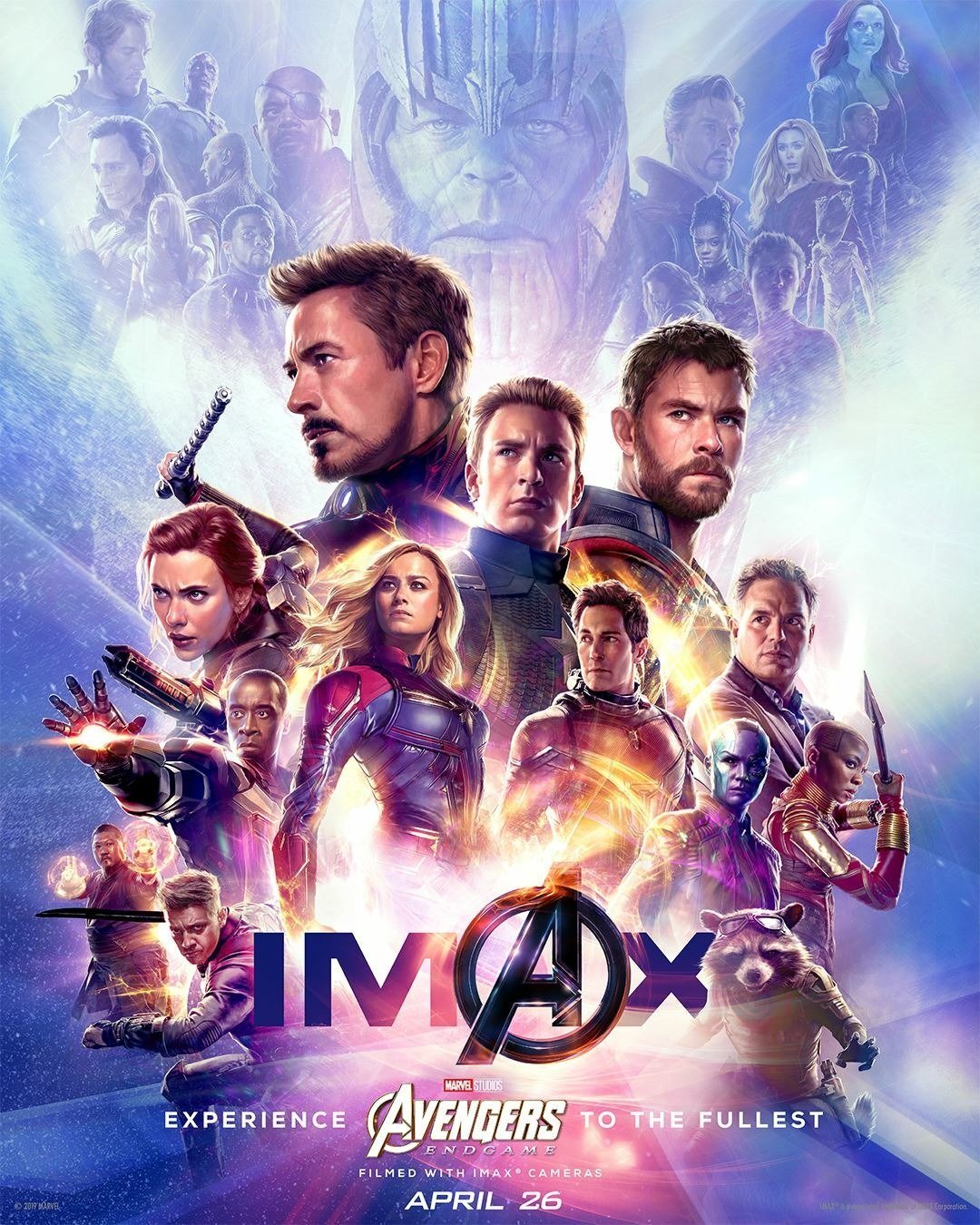 Poster IMAX du film Avengers: Endgame réalisé par Anthony et Joe Russo