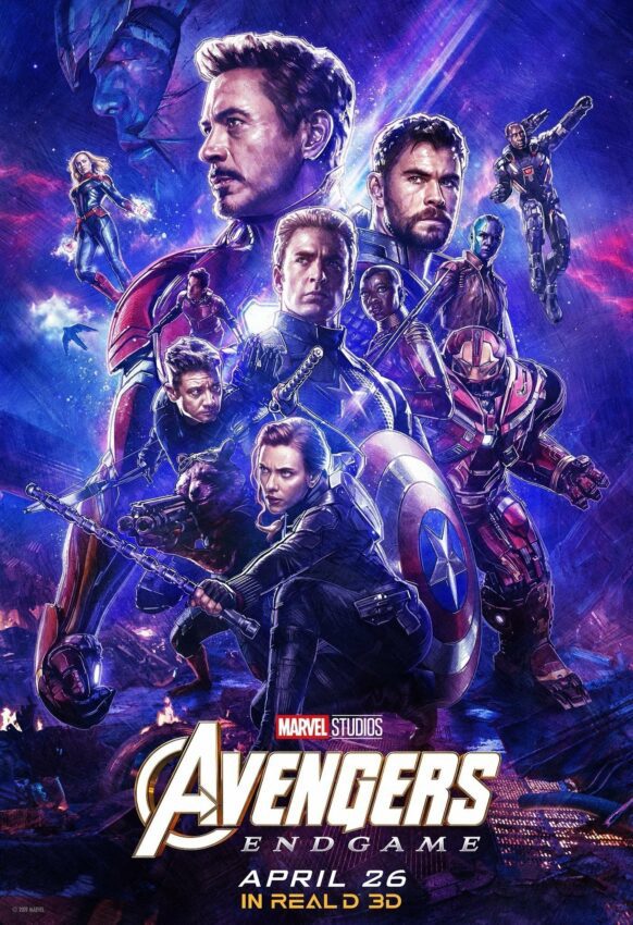 Poster RealD 3D du film Avengers: Endgame réalisé par Anthony et Joe Russo