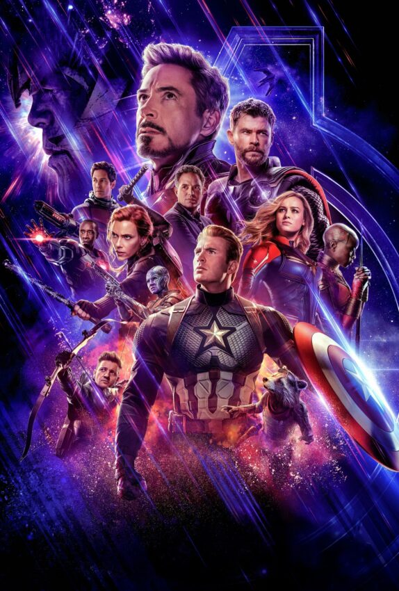 Poster sans texte du film Avengers: Endgame réalisé par Anthony et Joe Russo