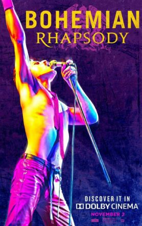 Poster Dolby pour le film Bohemian Rhapsody avec Rami Malek
