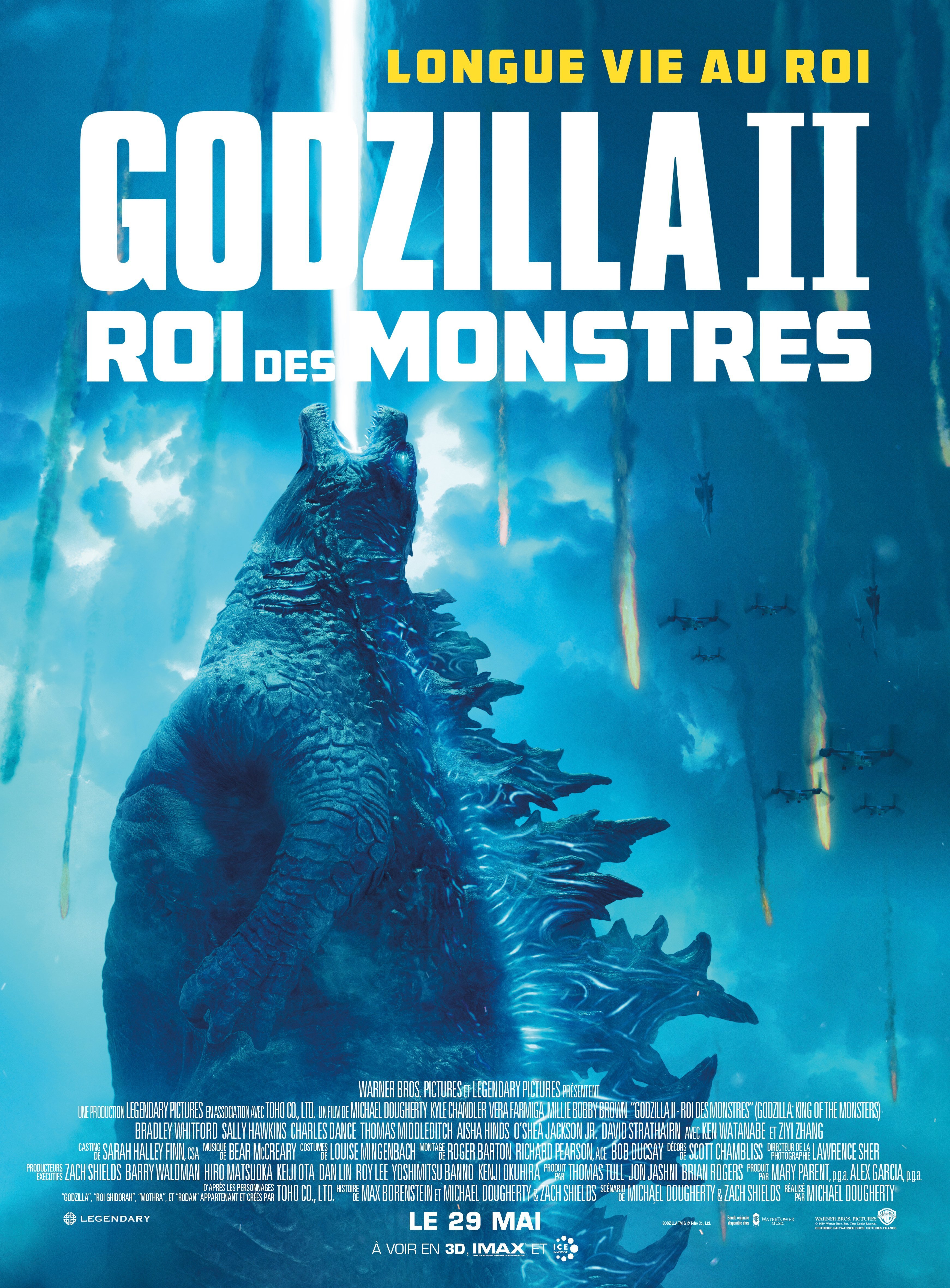 Affiche française du film Godzilla II - Roi des Monstres