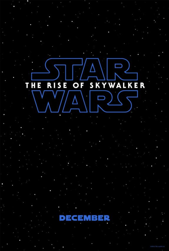 Poster teaser du film Star Wars: The Rise of Skywalker