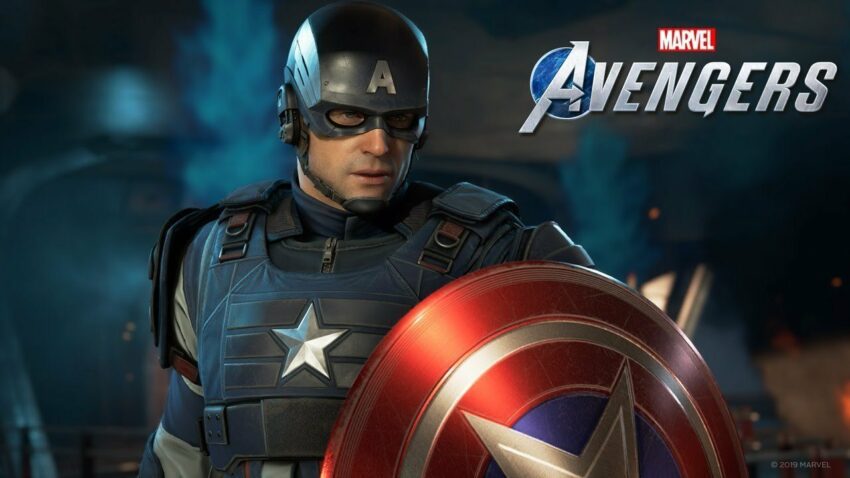 Image du jeu vidéo Marvel's Avengers présenté à l'E3 2019 avec Captain America