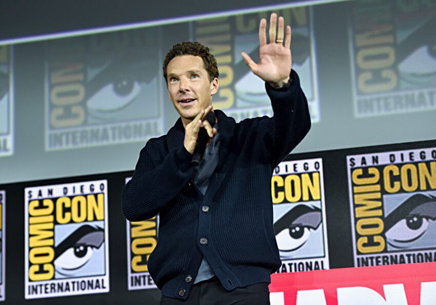 Photo du panel Marvel Studios à la Comic-Con 2019 pour le film Doctor Strange in the Multiverse of Madness avec Benedict Cumberbatch
