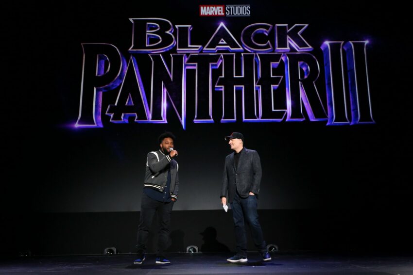 Deuxième photo du panel Marvel Studios au D23 pour le film Black Panther 2 avec Ryan Coogler et Kevin Feige