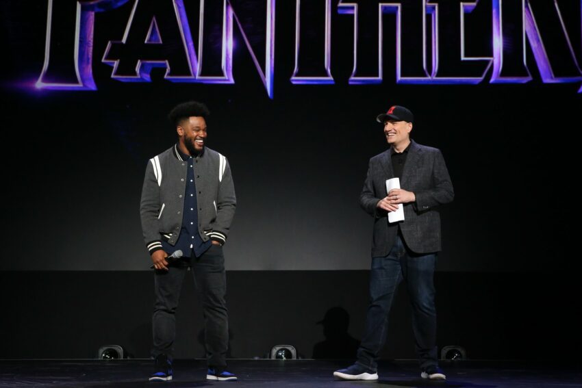 Troisième photo du panel Marvel Studios au D23 pour le film Black Panther 2 avec Ryan Coogler et Kevin Feige