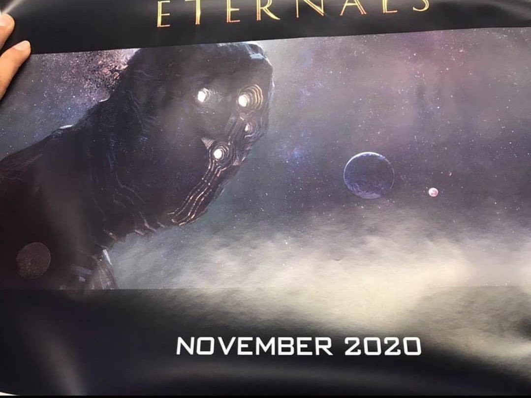 Poster pour le film The Eternals au D23 de 2019