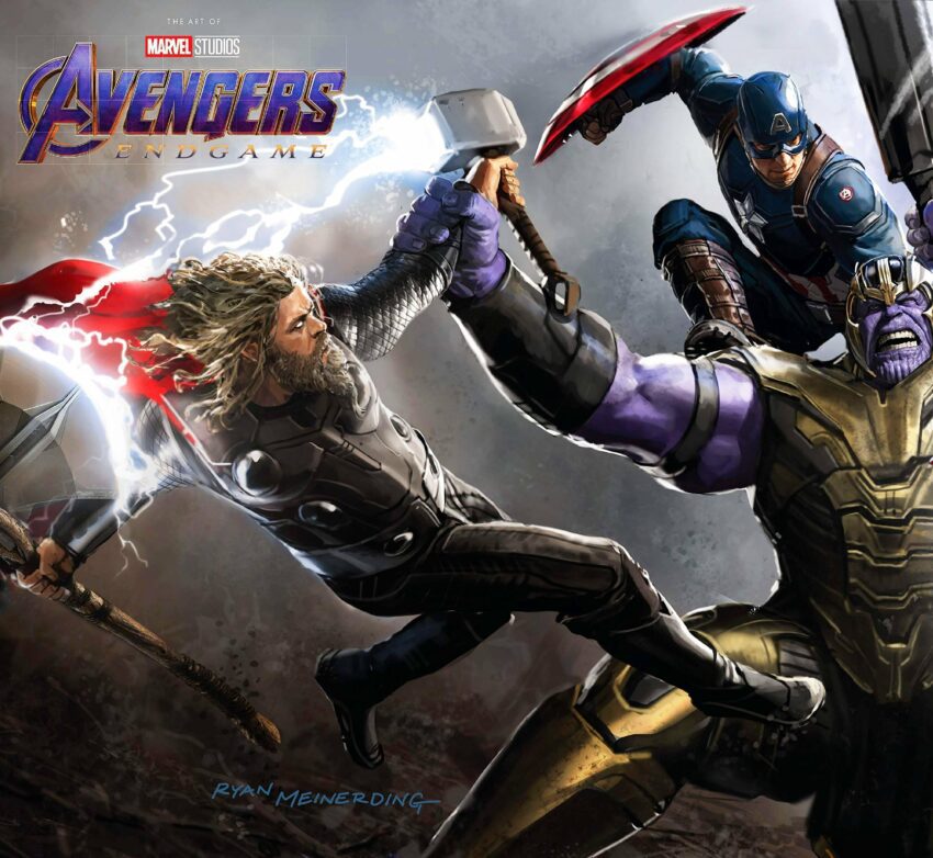 Couverture du livre The Art of Avengers: Endgame signée par Ryan Meinerding