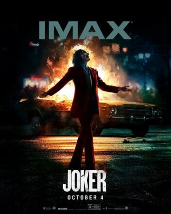 Poster IMAX pour le film Joker réalisé par Todd Phillips avec Joaquin Phoenix
