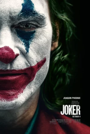 Poster pour le film Joker avec Joaquin Phoenix lassé.