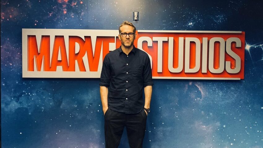 Photo partagée par l'acteur Ryan Reynolds à propos de sa visite à Marvel Studios
