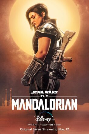 Poster pour la série Star Wars, The Mandalorian, avec Gina Carano (Cara Dune)