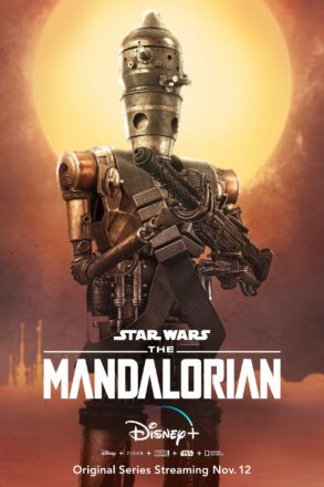 Poster pour la série Star Wars, The Mandalorian, avec IG-11 (Taika Waititi)