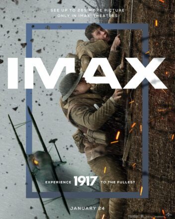 Poster IMAX du film 1917 réalisé par Sam Mendes avec George MacKay, Dean-Charles Chapman, Mark Strong, Colin Firth, Benedict Cumberbatch