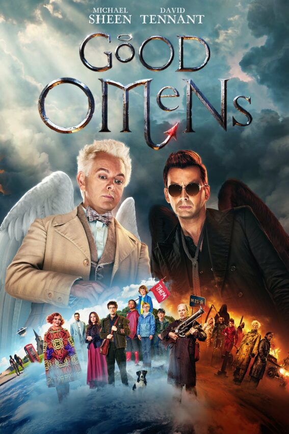 Cinquième poster de la mini-série Good Omens avec Michael Sheen et David Tennant