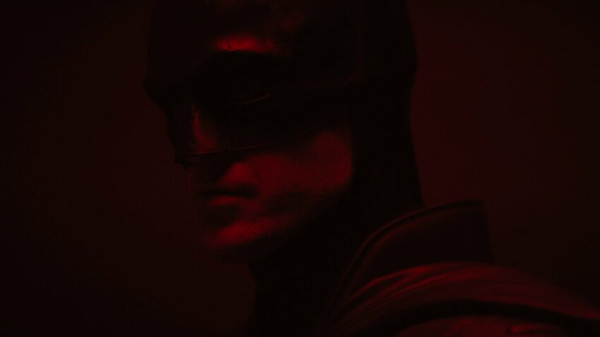 Photo de la vidéo test de Robert Pattinson dans le costume pour le film The Batman