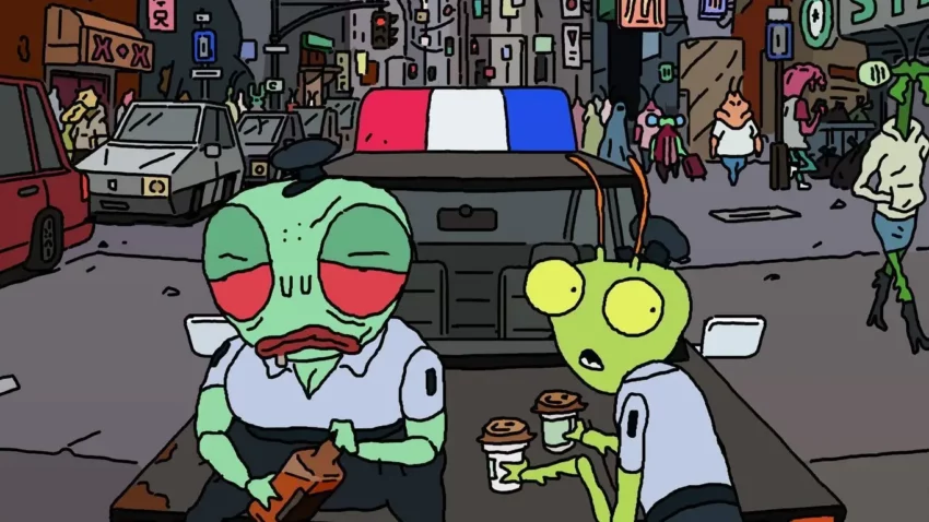 Poster de la première saison de la série Vermin créée par Casey, Julien Crampon et Gael Mectoob.