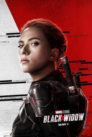 Poster officiel pour le film Black Widow avec Scarlett Johansson (Natasha Romanoff)
