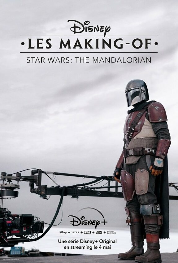 Affiche de la série documentaire Disney+, Les making-of – Star Wars : The Mandalorian