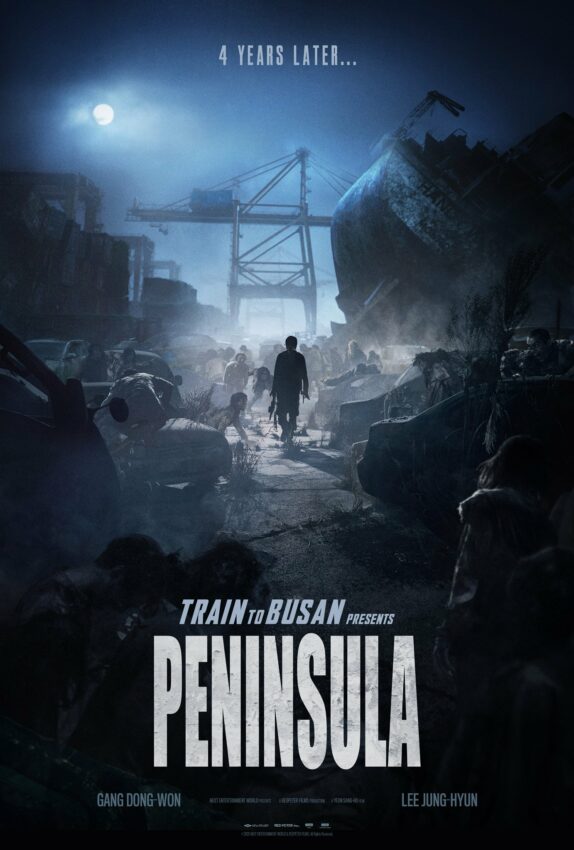 Poster teaser du film Peninsula réalisé par Sang-ho Yeon, d’après un scénario de Joo-Suk Park et Sang-ho Yeon.