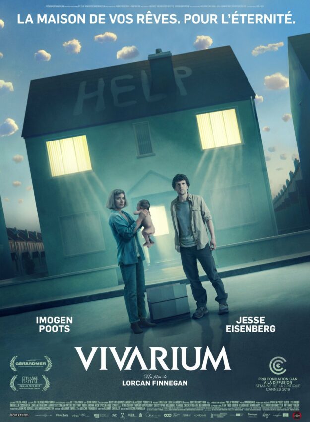 Affiche française du film Vivarium réalisé par Lorcan Finnegan avec Imogen Poots et Jesse Eisenberg