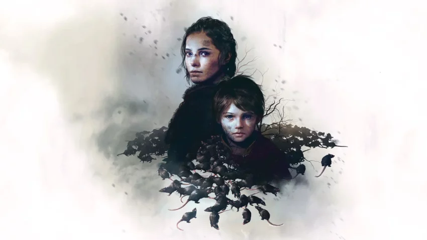 Image du jeu vidéo A Plague Tale: Innocence développé par Asobo Studio et édité par Focus Home Interactive avec Amicia et Hugo De Rune.