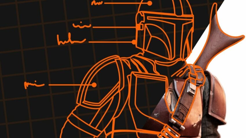Poster de la série documentaire Disney+, Les making-of – Star Wars : The Mandalorian